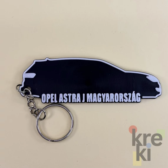 Opel Astra J Hungary klubbos kulcstartó